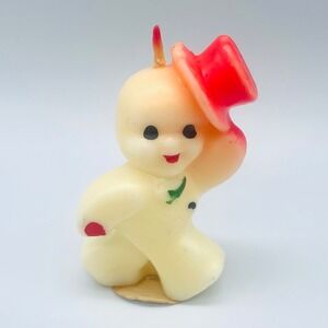 Antique Gurley Snowman Candle
